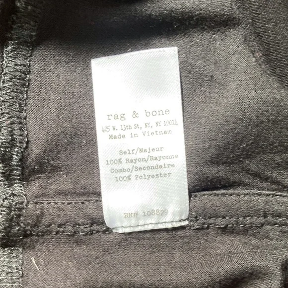 rag & bone Asymmetrical Tiered Tank Sleeveless Top in Black - Picture 7 of 10